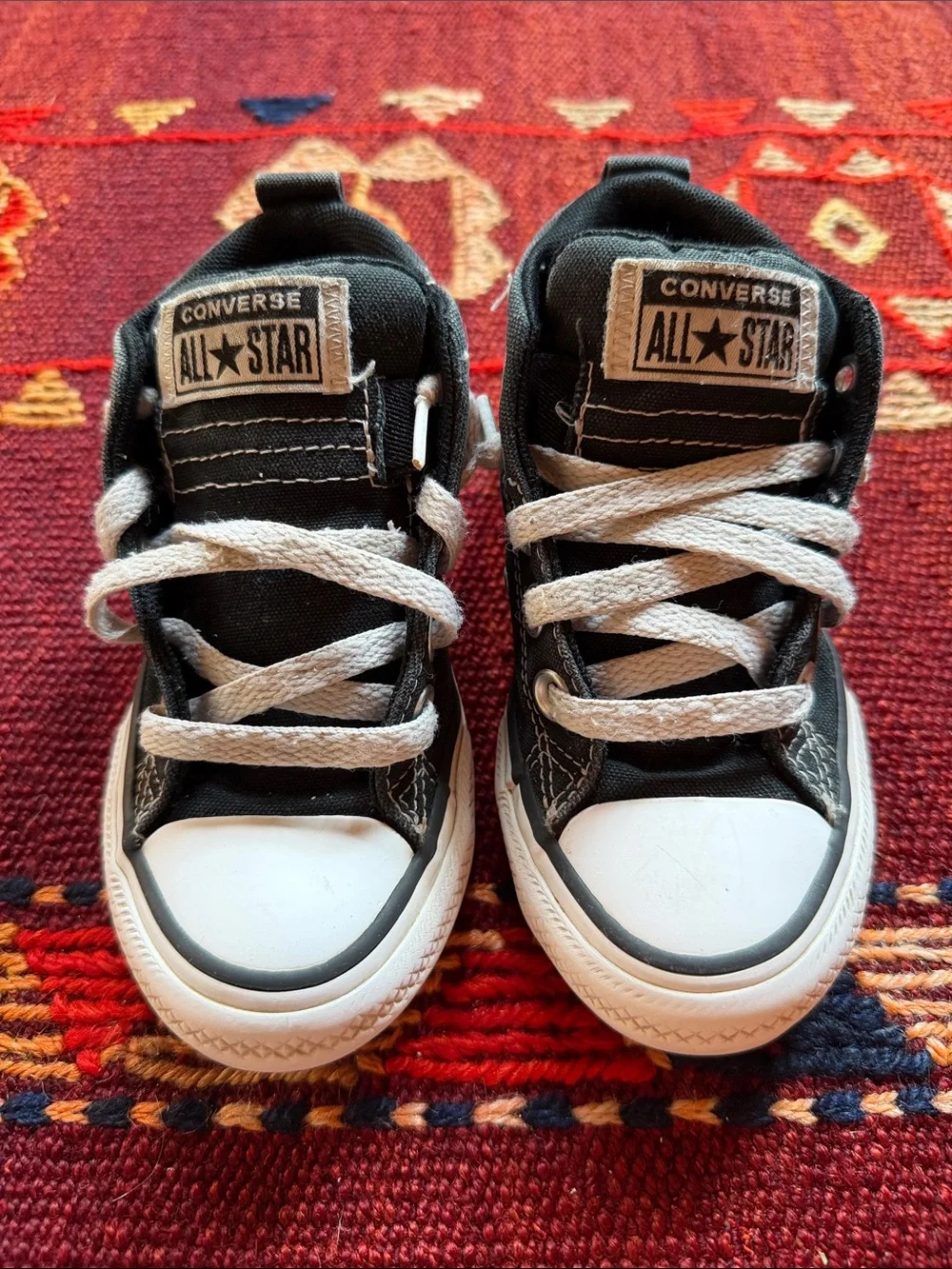 Converse Kids Black & White High-Top Sneakers